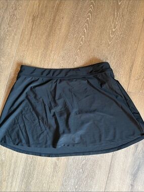 Black Women's swim skort - Classic Active Skirt